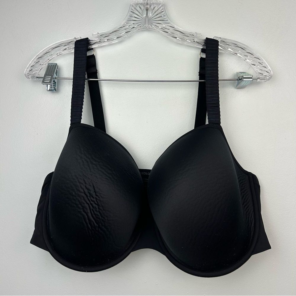 ThirdLove Black 24/7 Classic T-Shirt Bra Memory Foam Cups Underwire Sz 44E